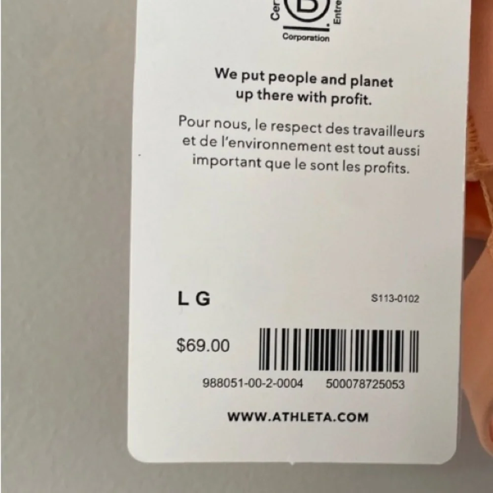ATHLETA CONSCIOUS CUT OUT CROP D-DD - Picture 12 of 16